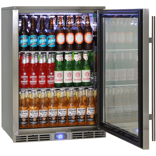 Outdoor Bar Fridge Keeping Beers Cold In 40°C Temperatures