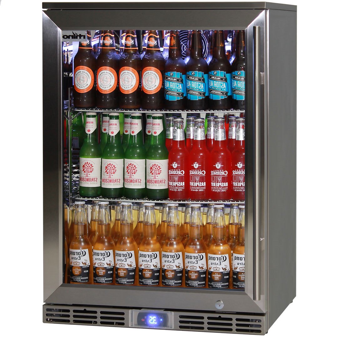Rhino Alfresco Kitchen Glass Door Outdoor Bar Fridge Great For Cold Beer In Hot Climates