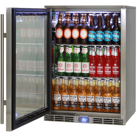 Rhino Alfresco Kitchen Glass Door Outdoor Bar Fridge Great For Cold Beer In Hot Climates