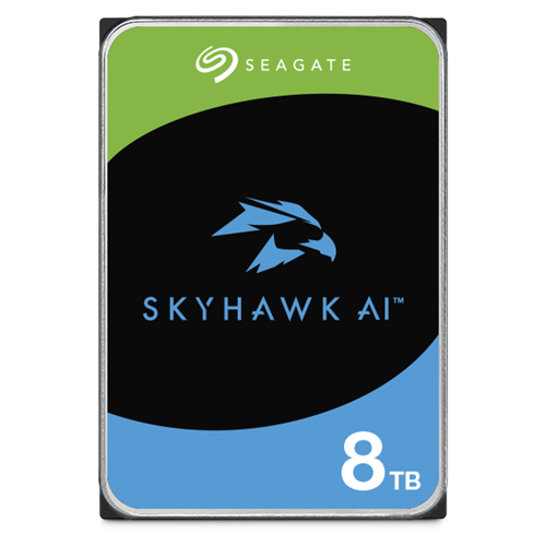 SEAGATE SKYHAWK 8TB SURVEILLANCE 180TB/YR 256MB CACHE 3YRS WARRANTY