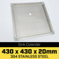 Stainless Steel Sink Colander 430 x 430mm