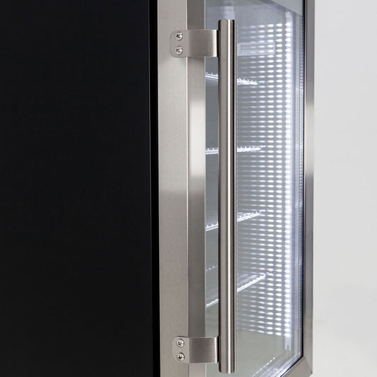 Schmick Outdoor Triple Glazed Alfresco Bar Fridge With Led Strip Lights, Lock and LOW E Glass, indoor use also perfect!