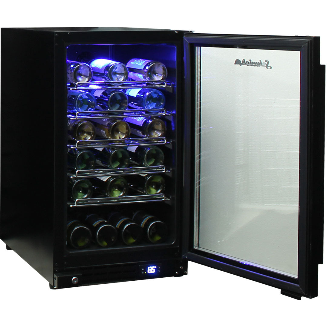 Schmick Under Bench Glass Door Wine Fridge Triple Glazed - Model JC95W-B