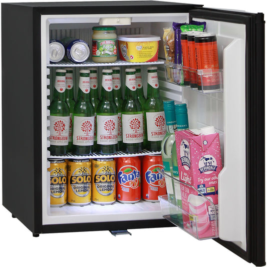 Silent 60 Litre Motel Quiet Mini Bar Fridge With Solid Door And Lock