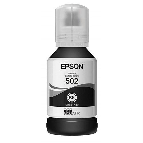 EPSON ECOTANK T502 BLACK INK BOTTLE ECO TANK ET-2700 ET-2750 ET-3700 ET-4750