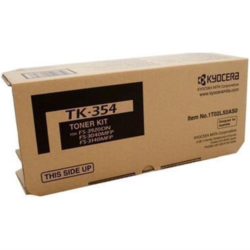 TK-354B BLACK TONER YIELD 15K FS-3920DN FS-3140 3040MFP FS-3920DN FS-3640MFP FS-3540