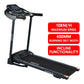 Powertrain MX1 Foldable Home Treadmill for Cardio Jogging Fitness
