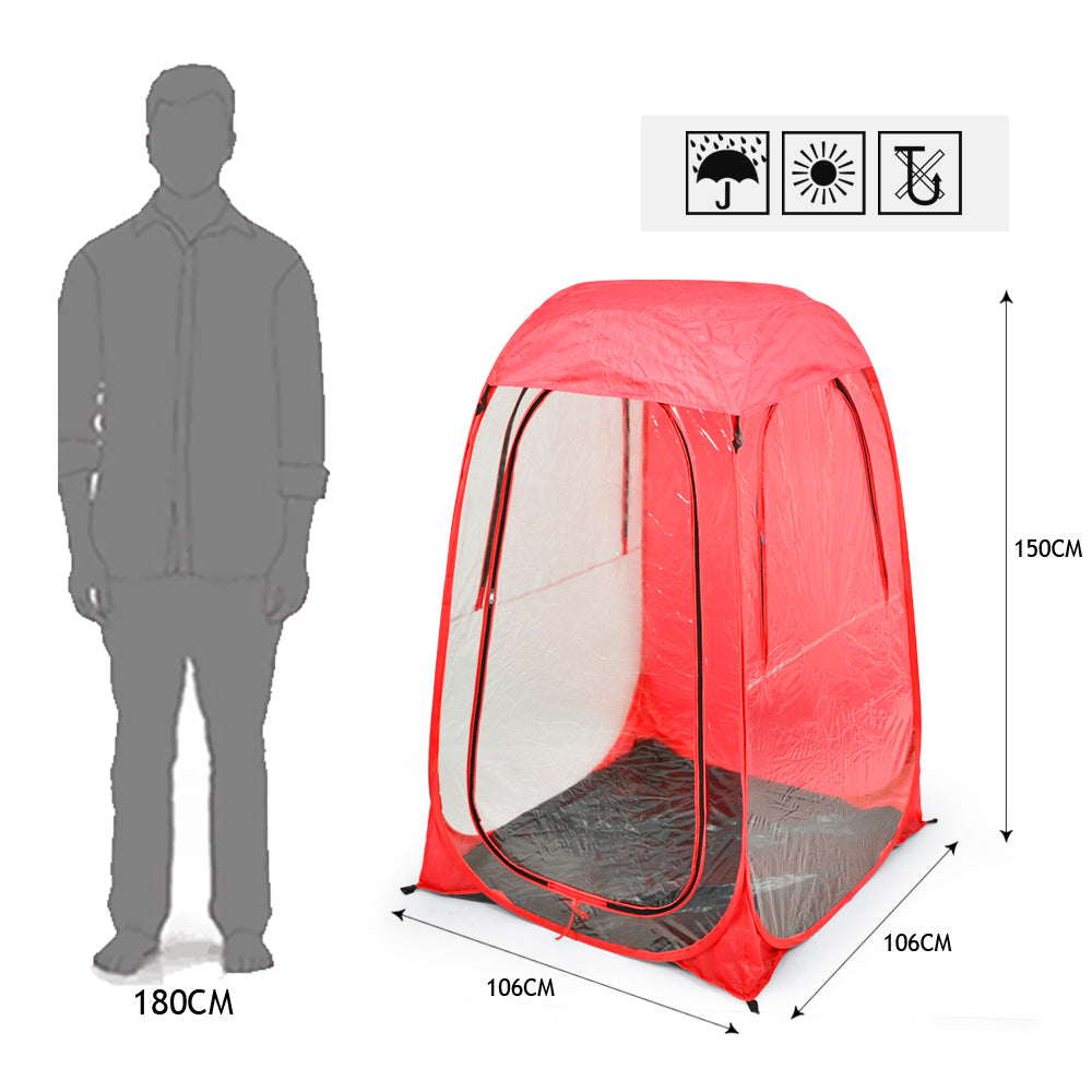 Pop Up Sports Camping Festival Fishing Garden Tent Red