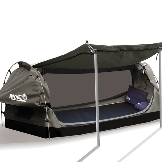 Canvas Dome Swags Free Standing In Grey