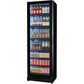 Upright Super Slim Depth Quiet Running Glass Front Beer Fridge With 5 x LED Colour Options
