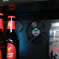 Upright Super Slim Depth Quiet Running Glass Front Beer Fridge With 5 x LED Colour Options