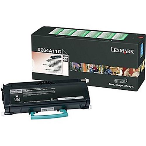 X264A11G BLACK PREBATE TONER YIELD 3500 PAGES FOR X264 X363 X364