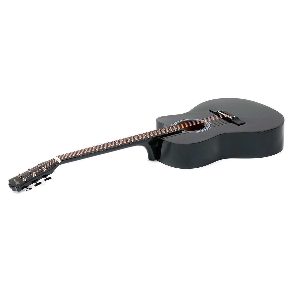 Karrera Acoustic Cutaway 40in Guitar - Black