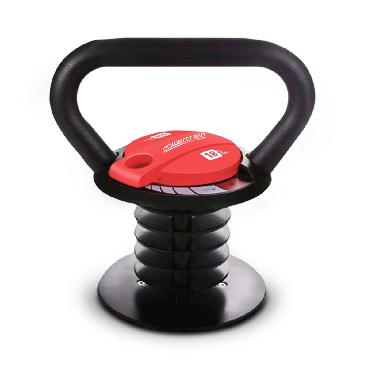 2x Powertrain Adjustable Kettlebells Weights Dumbbell 18kg