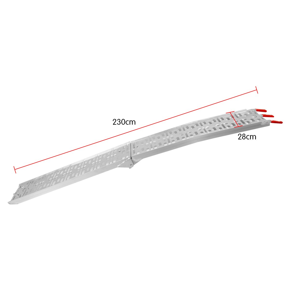 2x Aluminium Folding Loading Ramps ATV Motorbike