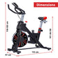 Powertrain RX-600 Exercise Spin Bike Cardio Cycle - Red