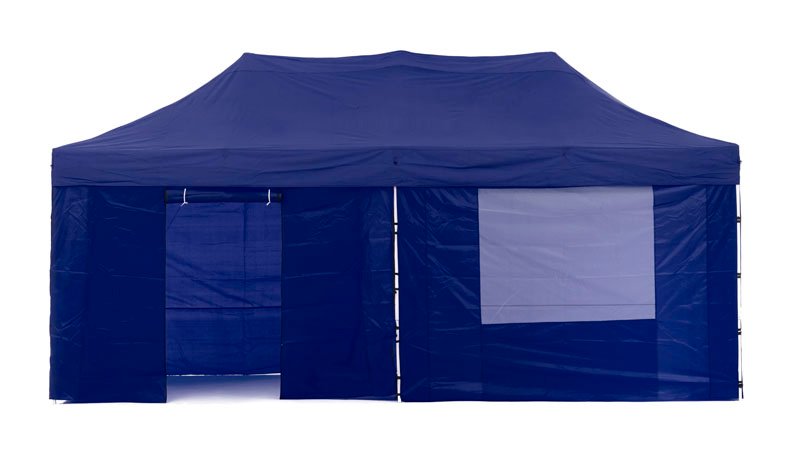 Gazebo Tent Marquee 3x6m PopUp Outdoor Wallaroo Blue