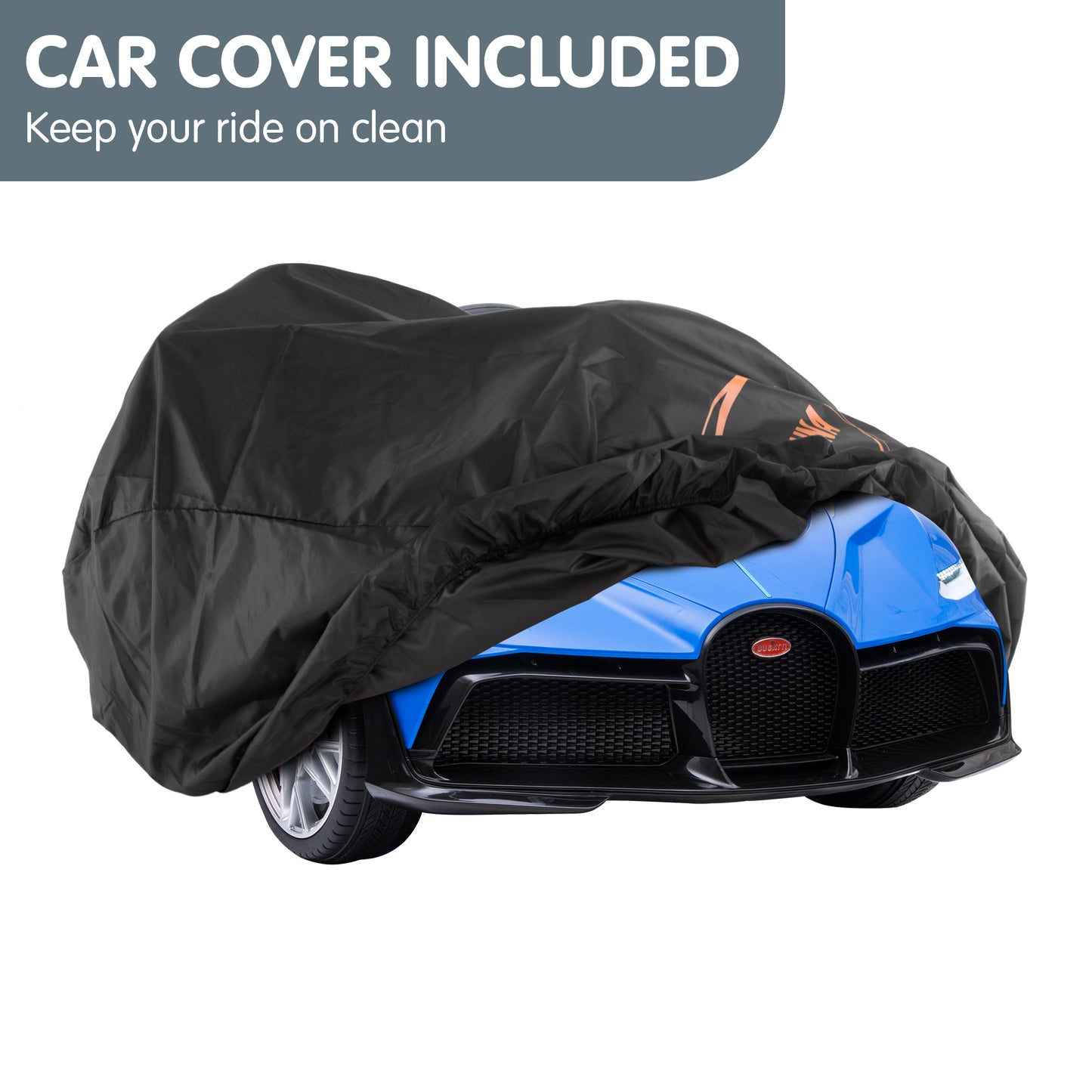 Licensed Bugatti Divo Kids Electric Ride On Car - Blue