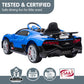 Licensed Bugatti Divo Kids Electric Ride On Car - Blue