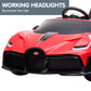 Licensed Bugatti Divo Electric Kids Ride-on Car  - Red