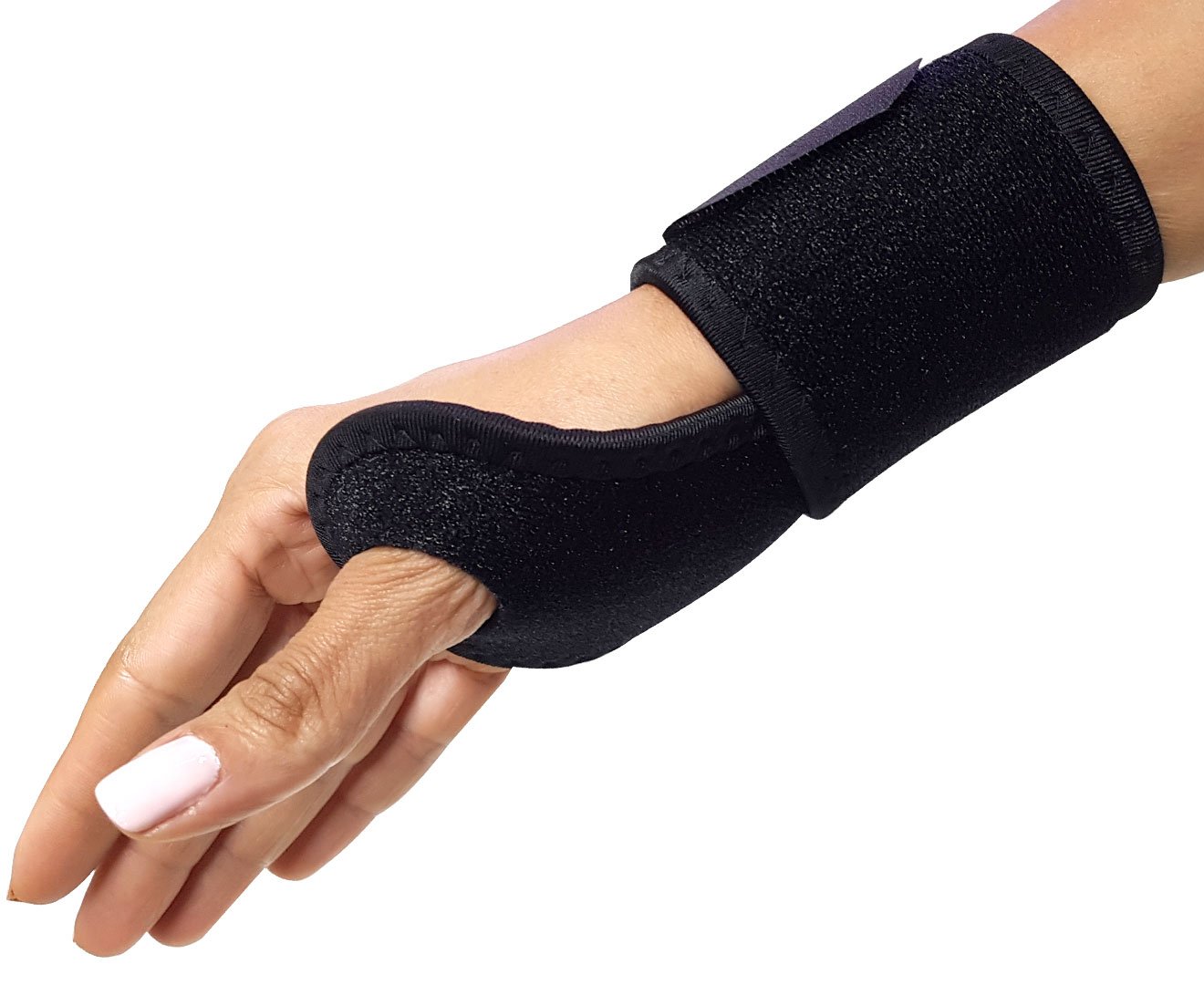 Wrist sports injury compression support