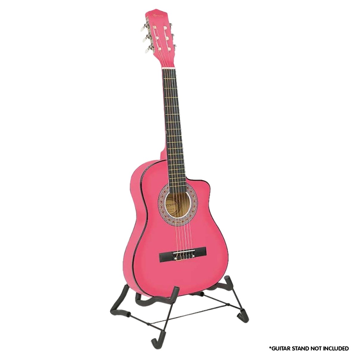 Karrera Childrens Acoustic Guitar Kids - Pink