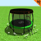 Kahuna Trampoline 10 ft with  Roof-Green