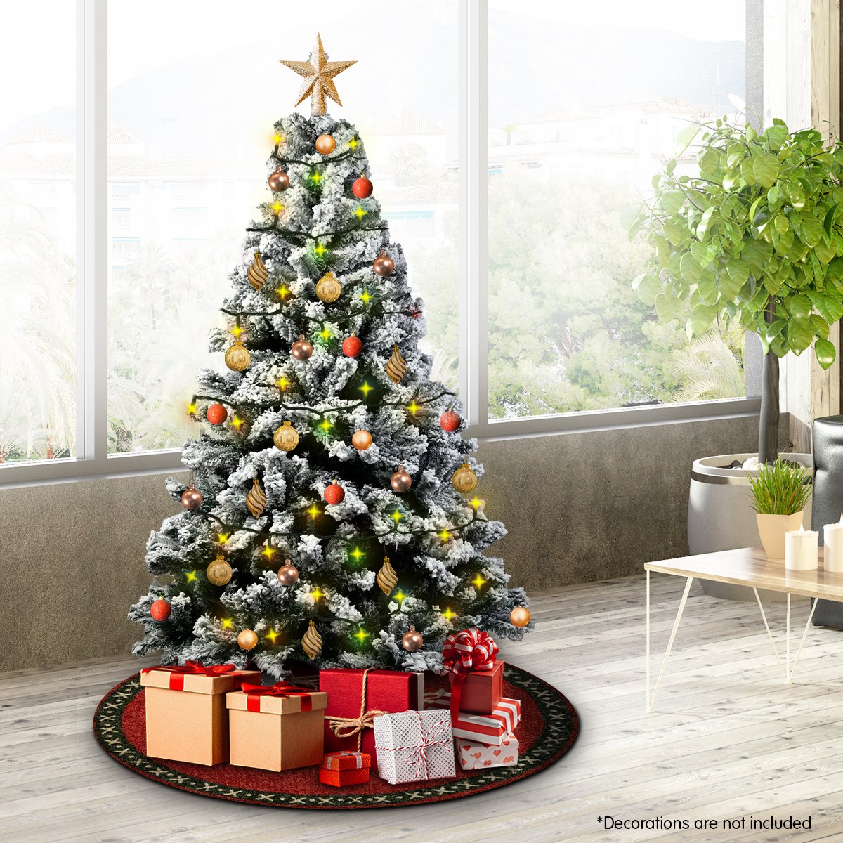 Christabelle Snow-Tipped Artificial Christmas Tree 2.4m 1500 Tips