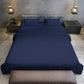 4pc 1000 Thread Count Cotton Rich Queen Bed Sheet Set CVC Navy