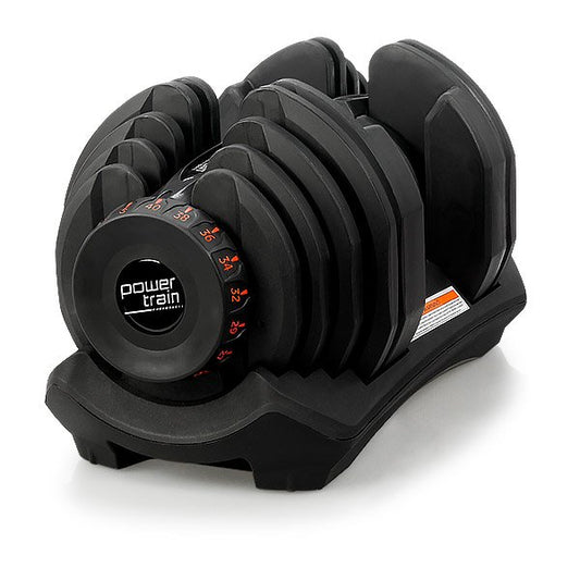 1x 40kg Powertrain Adjustable Dumbbell