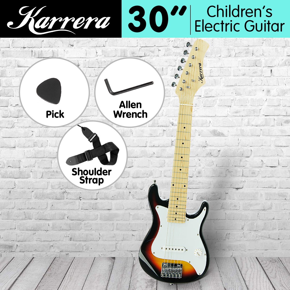 Karrera Childrens Electric Guitar Kids - Sunburst