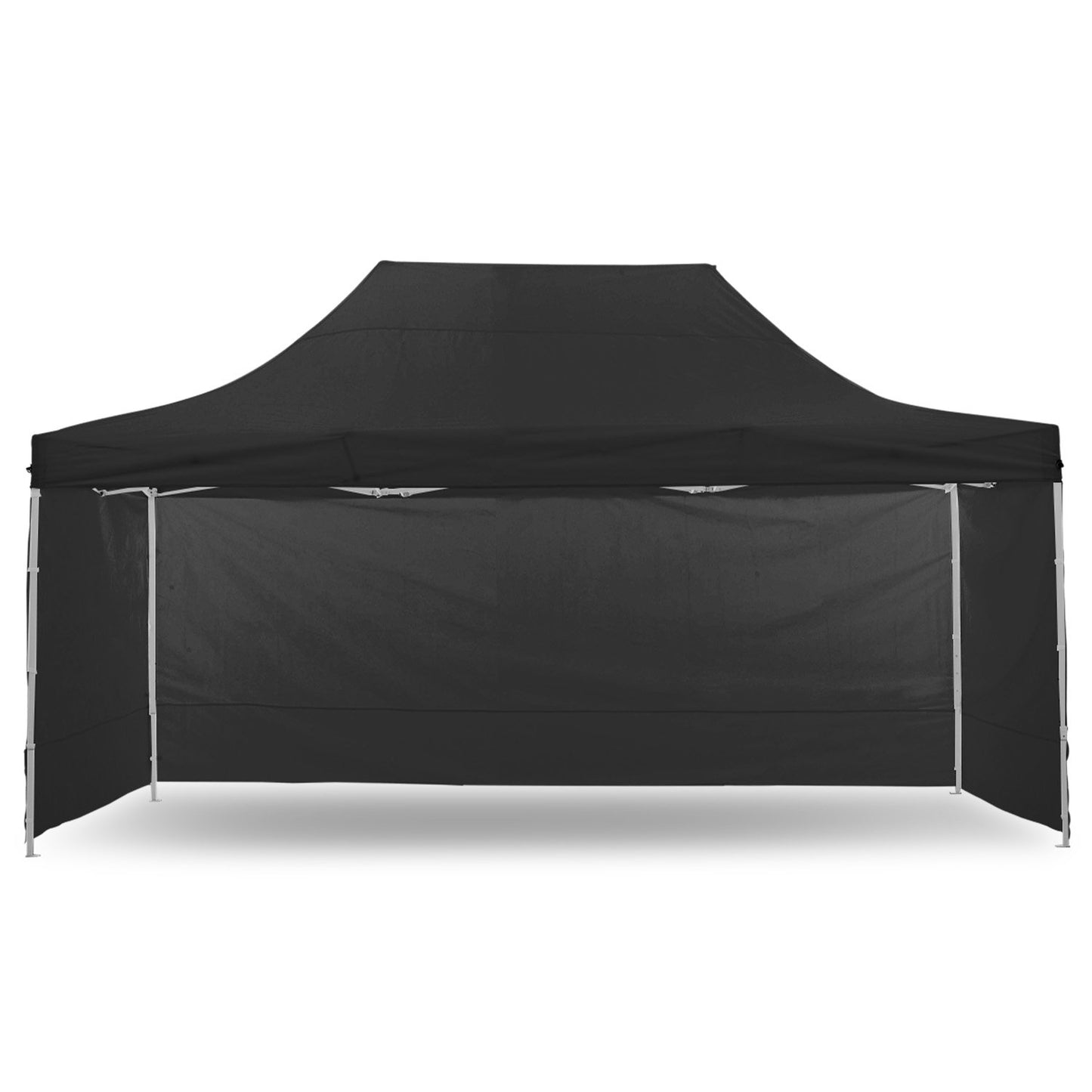 Gazebo Tent Marquee 3x4.5m PopUp Outdoor Wallaroo Black