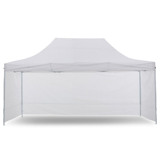 Gazebo Tent Marquee 3x4.5m PopUp Outdoor Wallaroo White