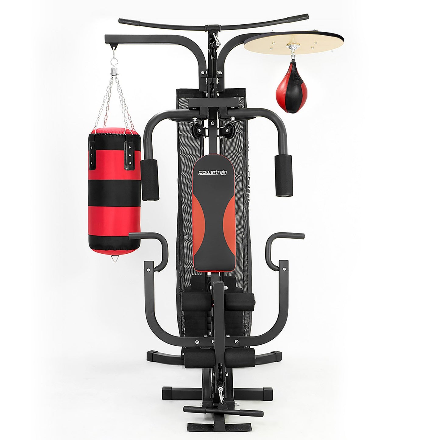 Home Gym Multi Station with Boxing Punching Bag Speed Ball Powertrain