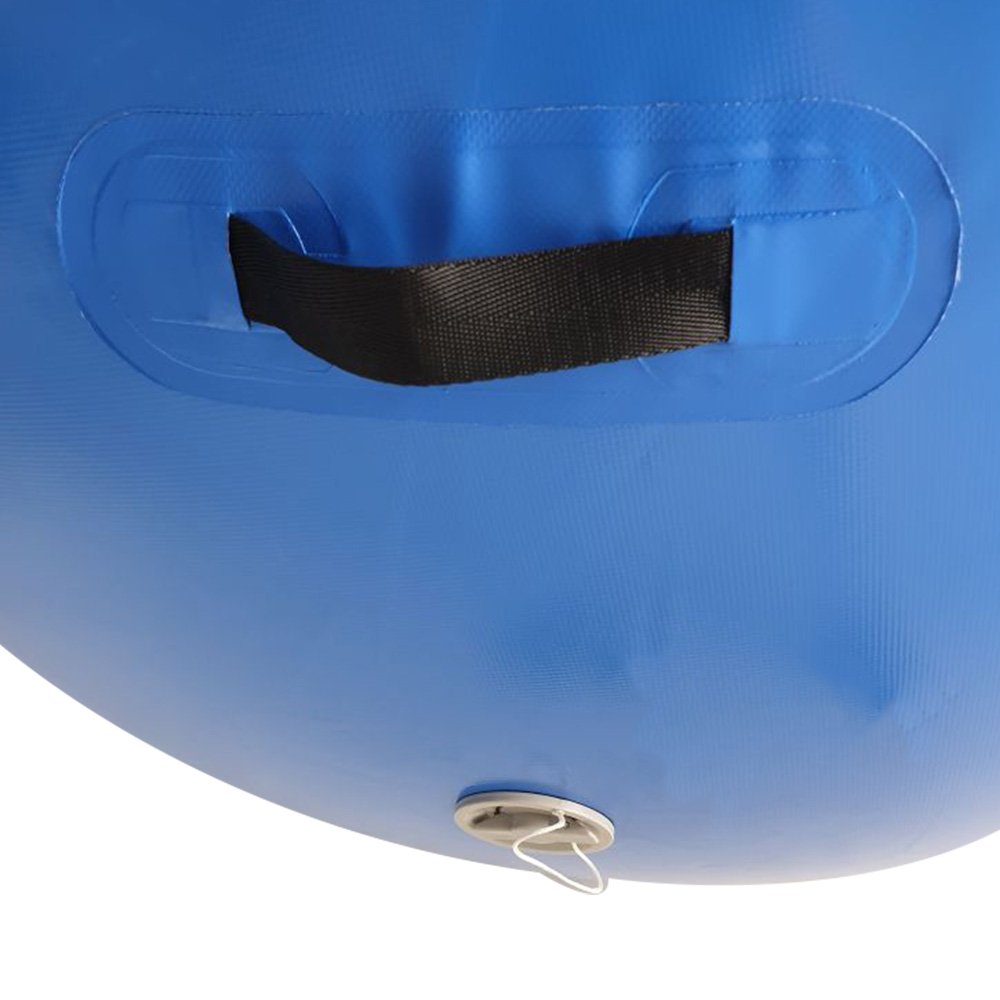 Inflatable Gymnastics Air Barrel Exercise Roller 120cm x 75cm - Blue