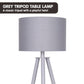 Sarantino Tripod Desk Lamp in Metal & Wood Nordic Minimalist Light