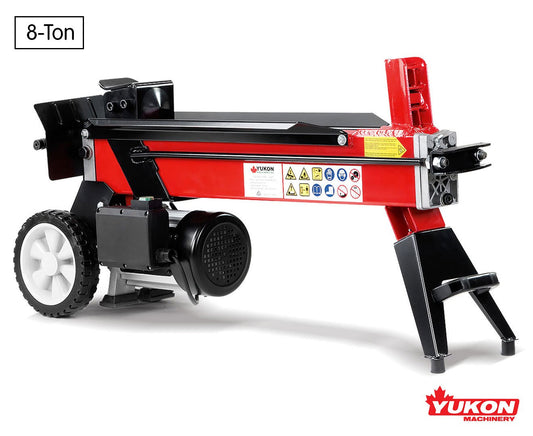 Yukon 240V Electric Log Splitter Wood Cutter - 8Ton