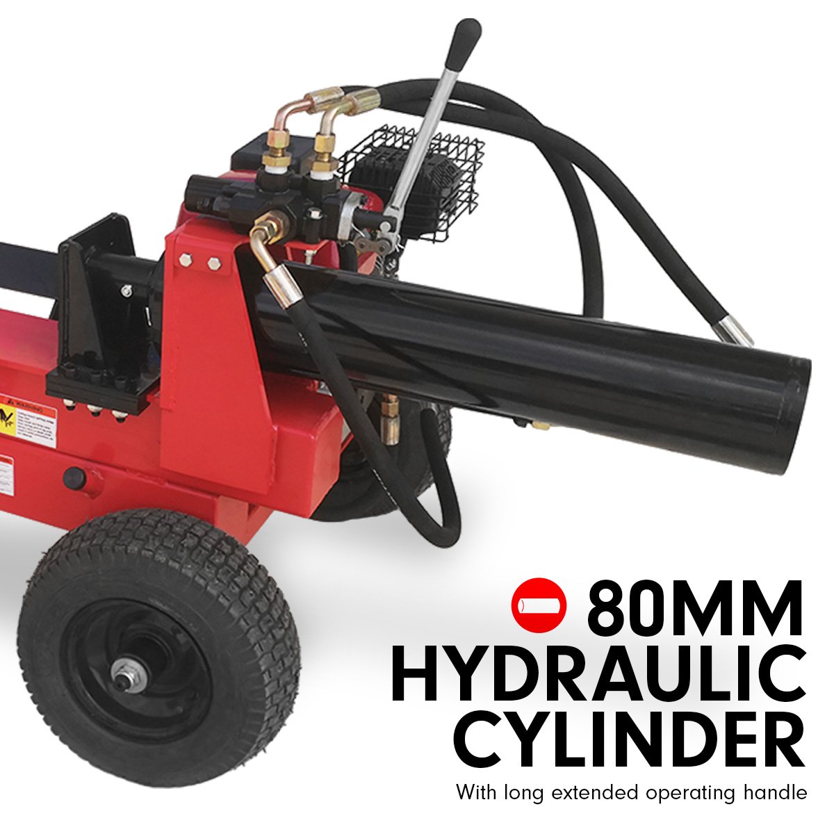 Ducar Petrol Log Splitter Wood Cutter - 20Ton