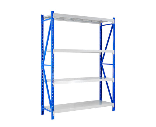 1 Bay Garage Storage Steel Rack Long Span Shelving 2.0m-wide 800kg