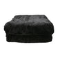 Laura Hill Faux Mink Blanket 800GSM Heavy Double-Sided - Black