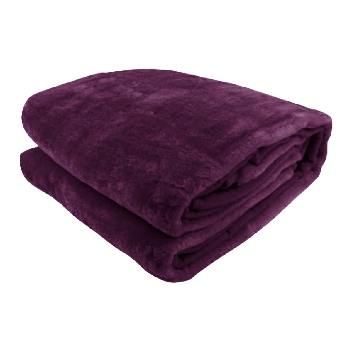 Laura Hill Faux Mink Blanket 800GSM Heavy Double-Sided - Purple