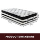 Laura Hill Single Mattress  with Euro Top - 34cm