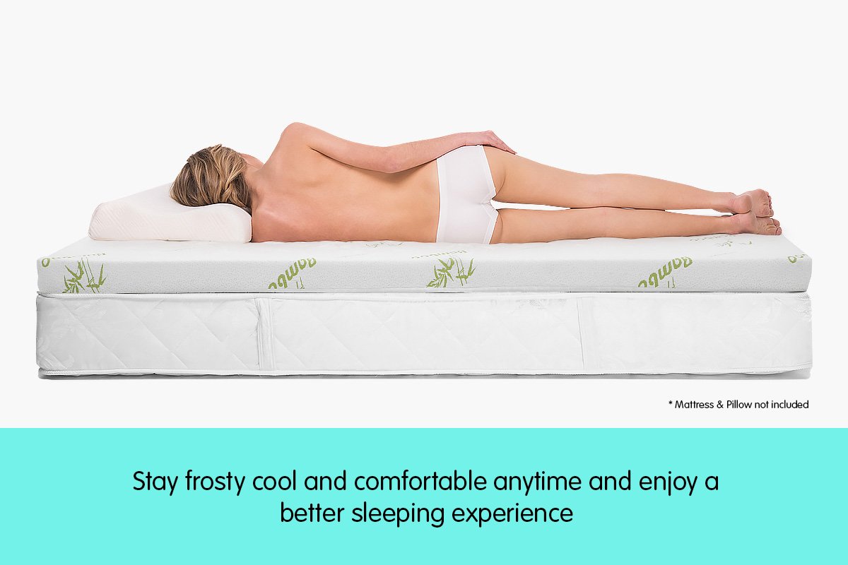 Cool GEL Memory Foam Mattress Topper - King Single