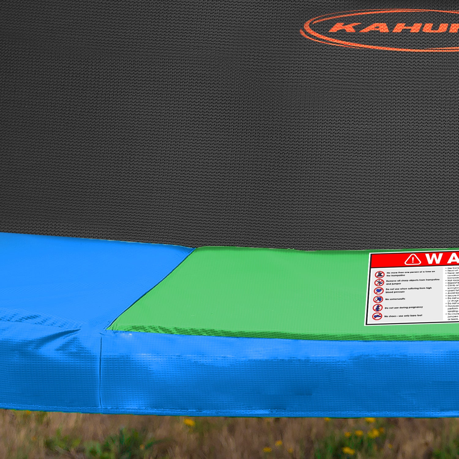 Kahuna 6ft x 9ft Replacement Rectangular Trampoline Pad Rainbow