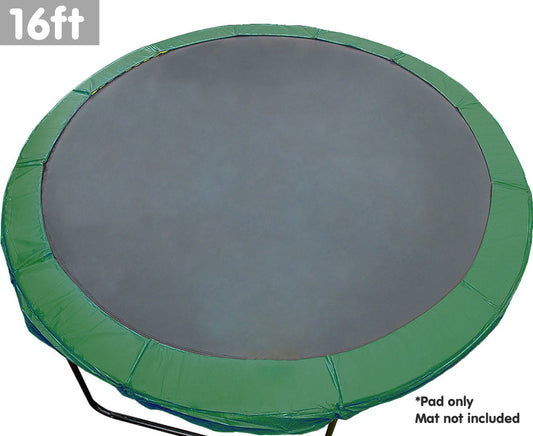 16ft Replacement Trampoline Outdoor Round Spring Pad Cover - Green