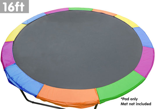 16ft Trampoline Pad Reinforced Outdoor Round Spring Cover