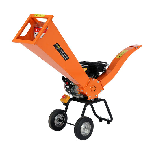 Ducar 7HP Wood Chipper Shredder Mulcher Grinder Petrol Orange